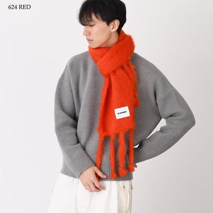 JILSANDER ジルサンダー ナローウールブレンド スカーフ