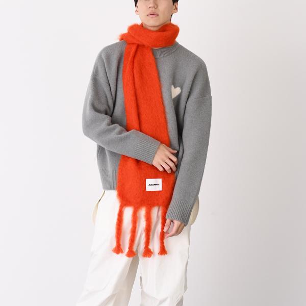 JILSANDER ジルサンダー ナローウールブレンド スカーフ