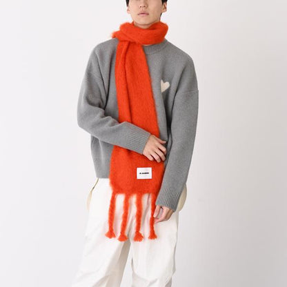 JILSANDER ジルサンダー ナローウールブレンド スカーフ