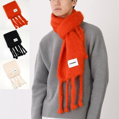 JILSANDER ジルサンダー ナローウールブレンド スカーフ
