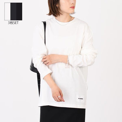 JILSANDER ジルサンダー 3パックTシャツロングスリーブセット