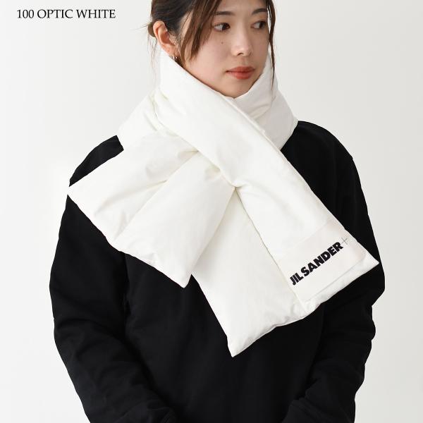 JILSANDER ロゴ ダウンマフラー