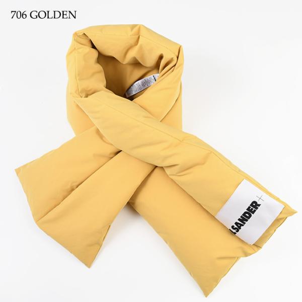 JILSANDER ロゴ ダウンマフラー