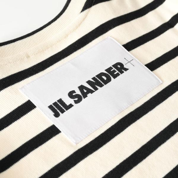 JILSANDER バックロゴラベル ボーダーTシャツ