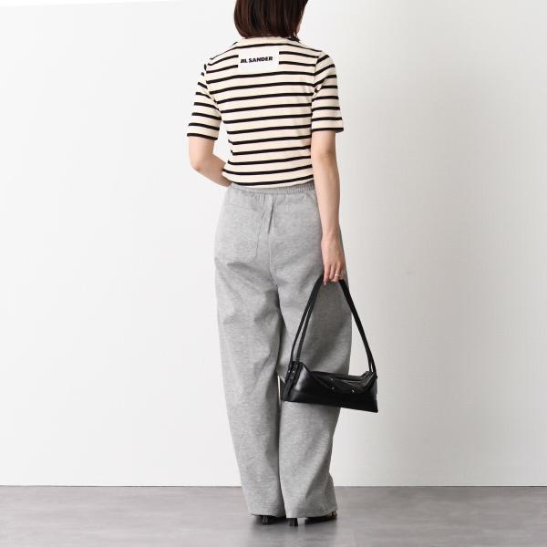 JILSANDER バックロゴラベル ボーダーTシャツ