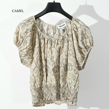 KENZO gathered cropped top 