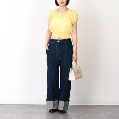 KENZO gathered cropped top 