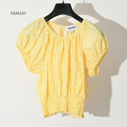 KENZO gathered cropped top 
