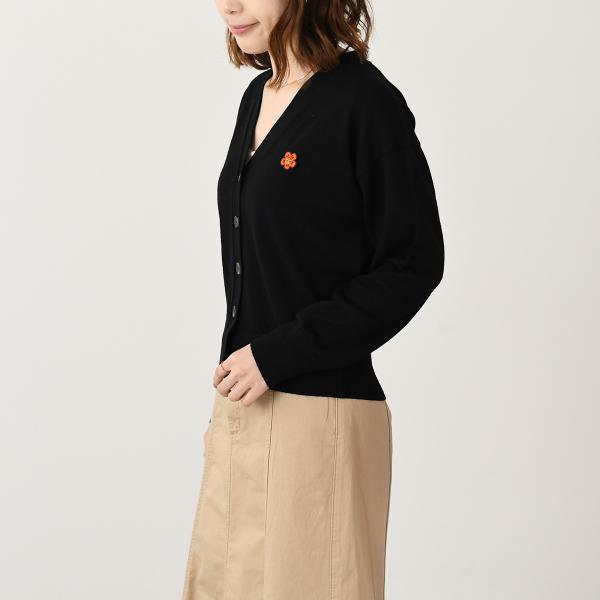 KENZO BOKE FLOWER ウール カーディガン