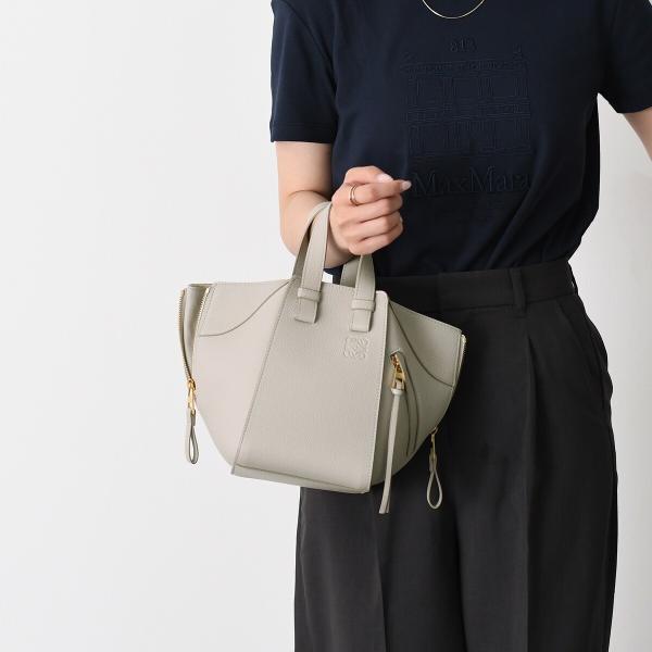 LOEWEハンモックバッグ コンパクト ソフトグレインカーフ