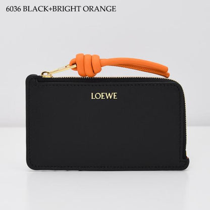 LOEWE ロエベ ノット コインカードホルダー（シャイニーナパカーフ）