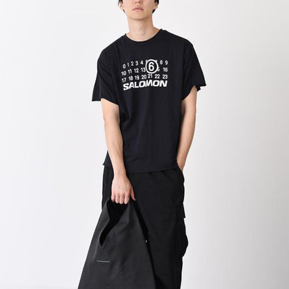 MM6 MAISON MARGIELA エムエムシックス メゾン マルジェラ MM6 x Salomon シームレスTシャツ