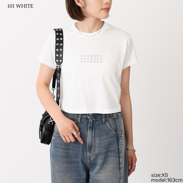 MM6 MAISON MARGIELA エムエムシックス メゾン マルジェラ クロップドTシャツ