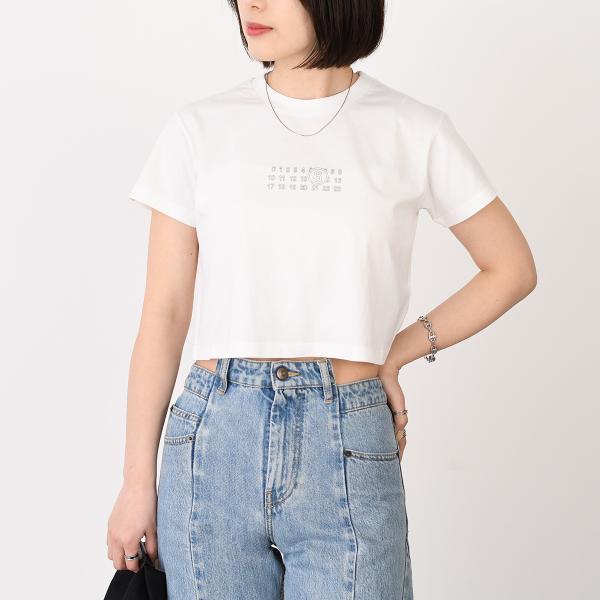 MM6 MAISON MARGIELA 크롭 티셔츠 
