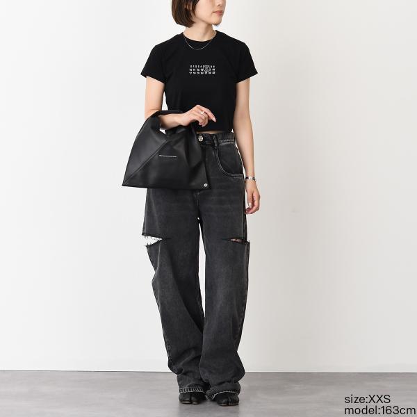 MM6 MAISON MARGIELA エムエムシックス メゾン マルジェラ クロップドTシャツ