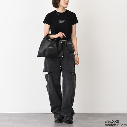 MM6 MAISON MARGIELA エムエムシックス メゾン マルジェラ クロップドTシャツ