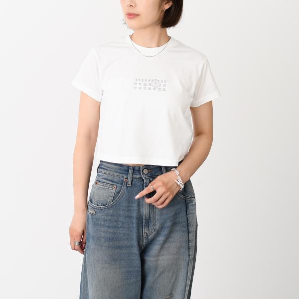 MM6 MAISON MARGIELA エムエムシックス メゾン マルジェラ クロップドTシャツ