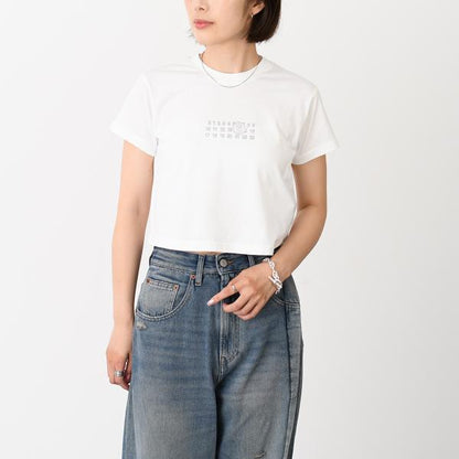 MM6 MAISON MARGIELA エムエムシックス メゾン マルジェラ クロップドTシャツ