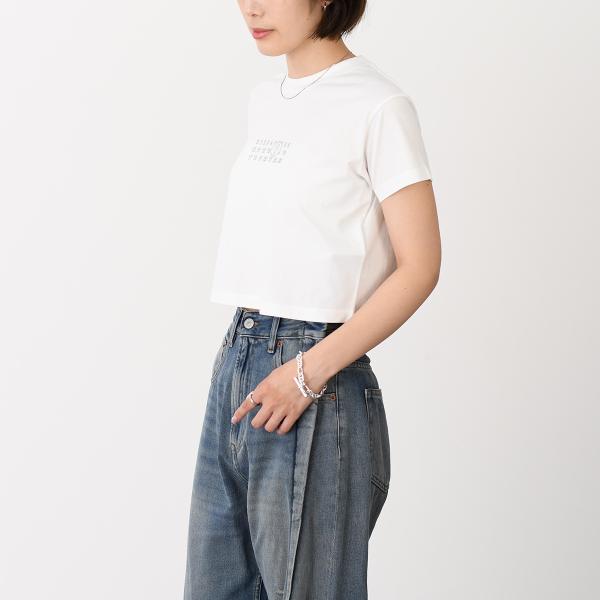 MM6 MAISON MARGIELA エムエムシックス メゾン マルジェラ クロップドTシャツ