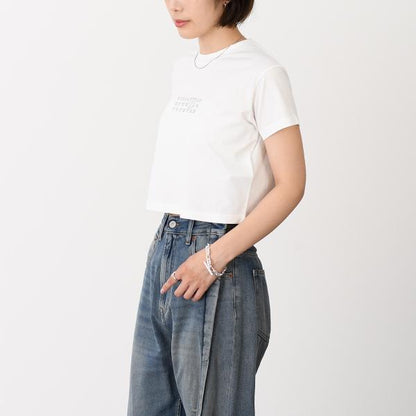 MM6 MAISON MARGIELA エムエムシックス メゾン マルジェラ クロップドTシャツ