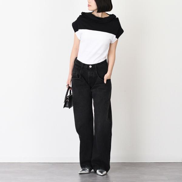 MM6 HIGH NECK T-SHIRT 