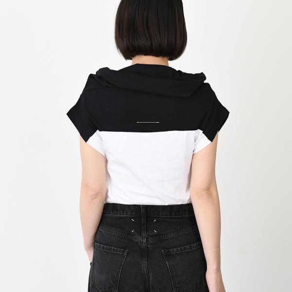 MM6 HIGH NECK T-SHIRT 