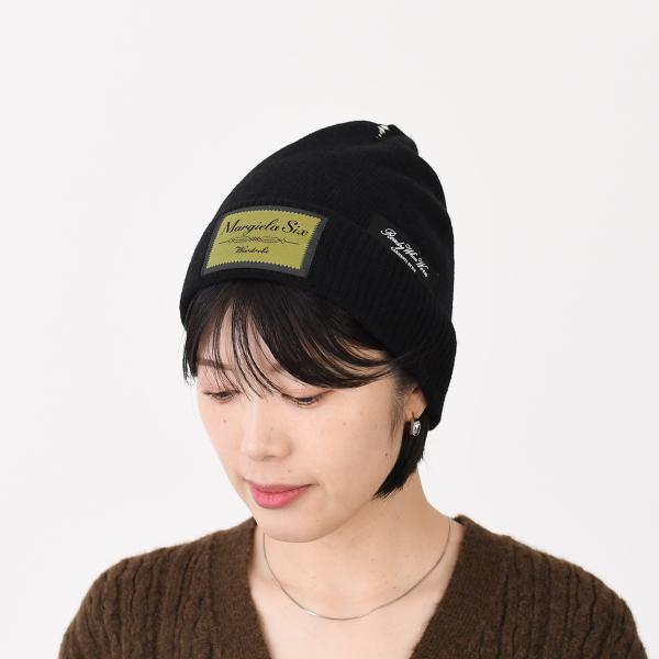 MM6 MAISON MARGIELA ribbed wool beanie 