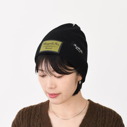 MM6 MAISON MARGIELA ribbed wool beanie 