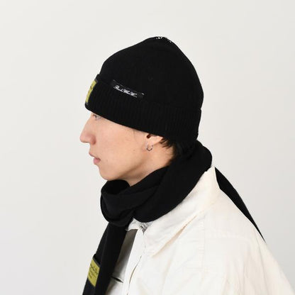 MM6 MAISON MARGIELA リブ ウール ビーニー