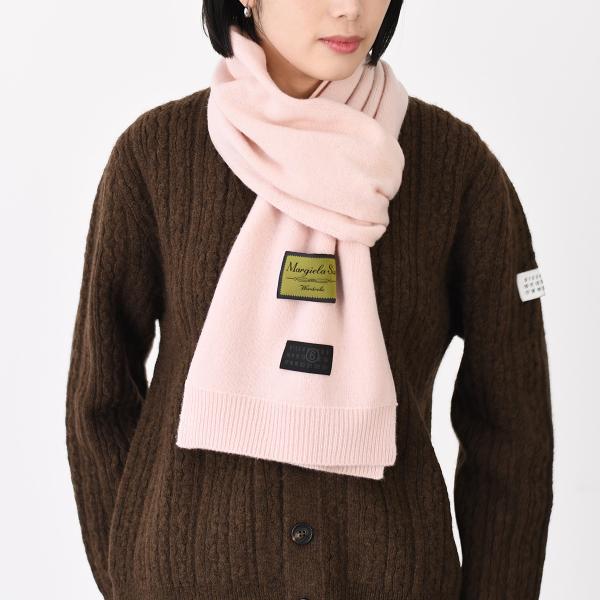 MM6 MAISON MARGIELA 엠엠 식스 메종 마르제라 울 블렌드 스카프 