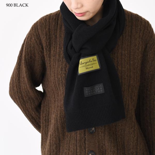 MM6 MAISON MARGIELA 엠엠 식스 메종 마르제라 울 블렌드 스카프 