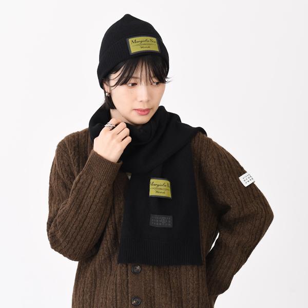 MM6 MAISON MARGIELA 엠엠 식스 메종 마르제라 울 블렌드 스카프 
