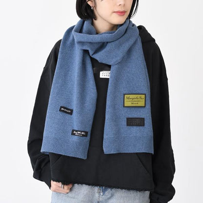 MM6 MAISON MARGIELA 엠엠 식스 메종 마르제라 울 블렌드 스카프 