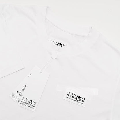 MM6 テープドラベル コットン Tシャツ