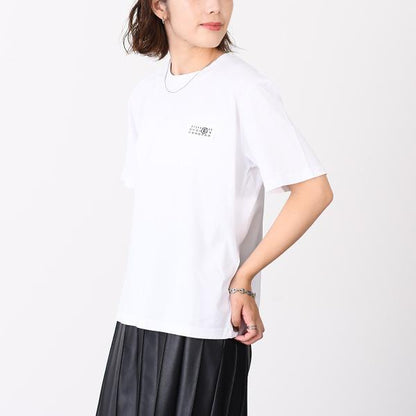 MM6 テープドラベル コットン Tシャツ