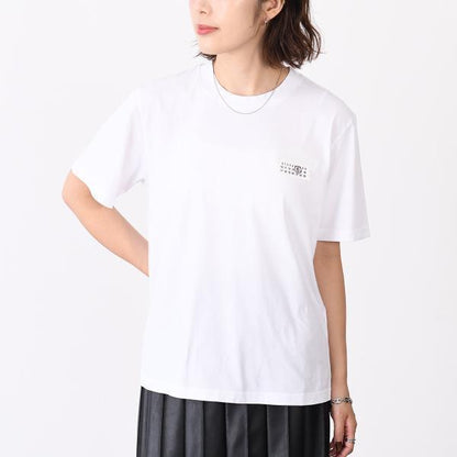 MM6 テープドラベル コットン Tシャツ