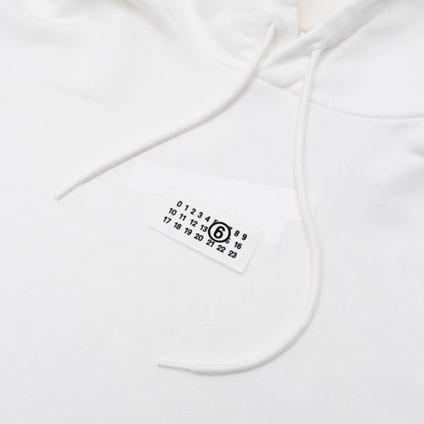 MM6 MAISON MARGIELA テープドラベル スウェット フーディー