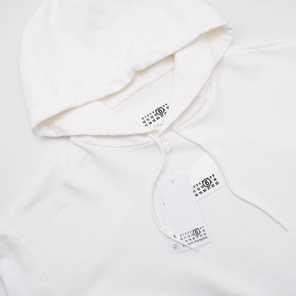 MM6 MAISON MARGIELA テープドラベル スウェット フーディー