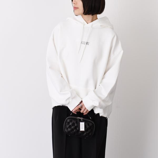 MM6 MAISON MARGIELA テープドラベル スウェット フーディー