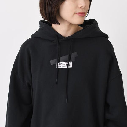 MM6 MAISON MARGIELA テープドラベル スウェット フーディー