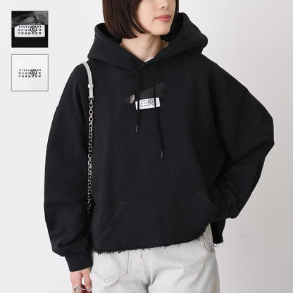 MM6 MAISON MARGIELA テープドラベル スウェット フーディー