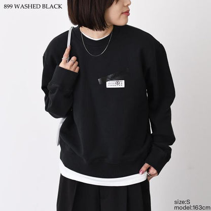 MM6 MAISON MARGIELA テープドラベル スウェットシャツ