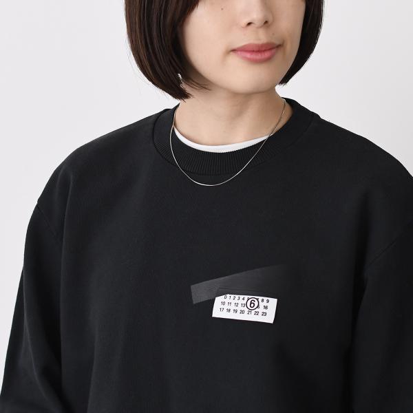MM6 MAISON MARGIELA テープドラベル スウェットシャツ