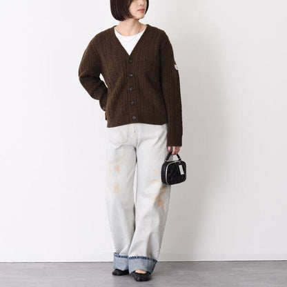 MM6 MAISON MARGIELA cable knit cardigan 