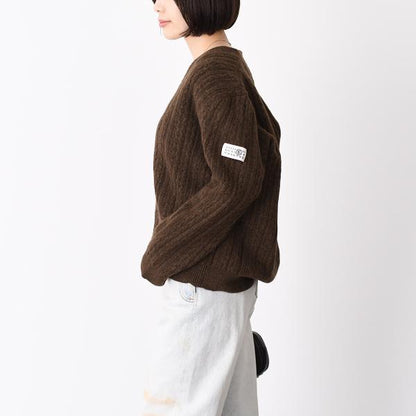 MM6 MAISON MARGIELA cable knit cardigan 