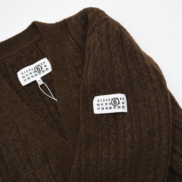 MM6 MAISON MARGIELA cable knit cardigan 