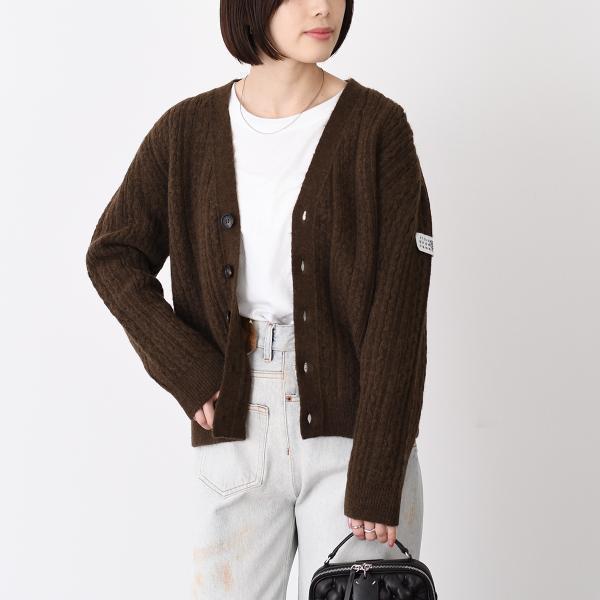 MM6 MAISON MARGIELA cable knit cardigan 