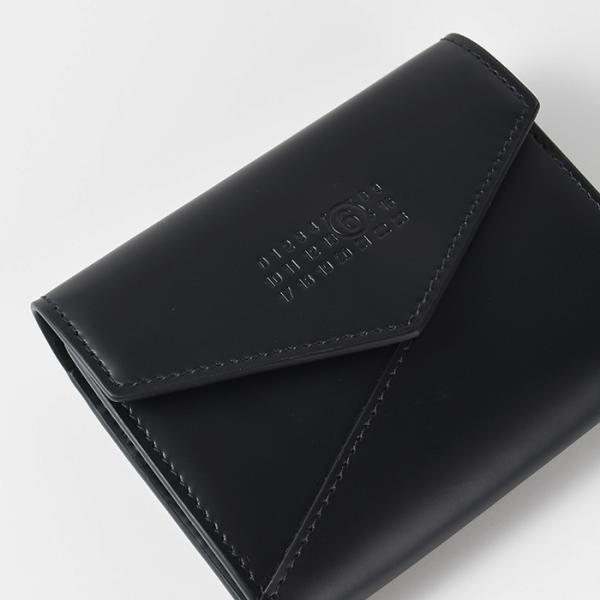 MM6 MAISON MARGIELA エムエムシックス メゾン マルジェラ レザーフラップウォレット