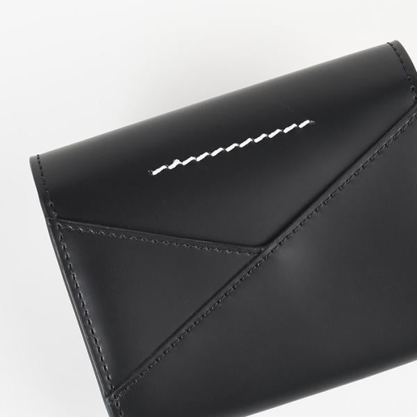 MM6 MAISON MARGIELA エムエムシックス メゾン マルジェラ レザーフラップウォレット