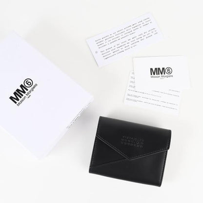 MM6 MAISON MARGIELA エムエムシックス メゾン マルジェラ レザーフラップウォレット